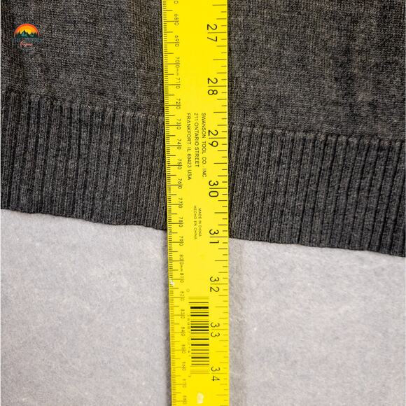 Sejour Cardigan Sweater Gray Wool Blend Knit Long Sleeve Plus Women's Size 1X - Picture 6 of 8